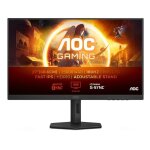 Ecran pc gamer - aoc - 27 - uhd - 180hz - dalle fast ips - 1ms - ajustable en hauteur - q27g4xf