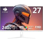 �cran pc gamer - ethnics origins - z - edge - 27 ips - 240hz 1ms - freesync fhd blanc