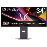 Ecran pc gamer incurv� - lg - 34?? - qhd - 160hz - dalle va - 5ms - ajustable en hauteur - 34g600a - ...
