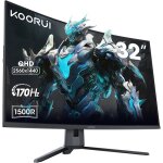 cran pc gaming incurv - koorui - mg32a2qv - 315 - qhd 2560x1440 - 170hz - va - noir