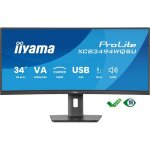 Ecran pc incurv� - iiyama - 34 - wqhd - 120hz - dalle va - 04ms - ajustable en hauteur - xcb3494wqsu ...