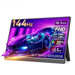 crans portable 161 144 hz avec bquille 100% srgb 1920  1080p fhd hdr 144 hz pour ordinateur portable ...