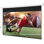 �cran de projecteur motoris� - duoku - 100 pouces - 4k - 1080 hd - mont� au mur