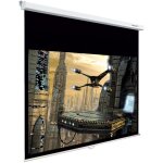 cran de projection manuel - lumene - plazza hd 150v - 110 x 146 cm - 4 / 3 - toile traite