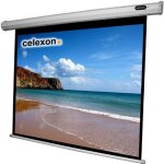 Ecran de projection motoris� - celexon - 200 x 200 cm - format 1:1 - gain 1. 2