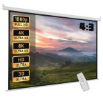 �cran de projection motoris� �lectrique 120 pouces fixation mur ou plafond automatique