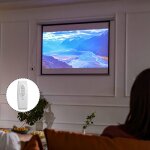 Ecran de projection motoris� home - cin�ma format 4:3 84 pouces 171l x 128h cm blanc