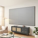 cran de projection mural vkhoga 120 pouces full hd 4k 8k hdr gris