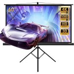 Écran de projection sur pied 60 pouces portable pliable Écran pour projecteur avec trépied 130 x 75 cm ... Écran de projection sur pied 60 pouces portable pliable Écran pour projecteur avec trépied 130 x 75 cm ...