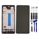 Ecran pour samsung a53 sm - a536b a536u a536w lcd + chassis noir + outils - qualit�:lcd qualit� : lcd ...