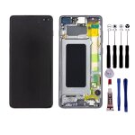 Ecran pour samsung galaxy s10 + s10 plus g975 châssis vitre tactile - noir - lcd / noir / avec kit outils ... Ecran pour samsung galaxy s10 + s10 plus g975 châssis vitre tactile - noir - lcd / noir / avec kit outils ...