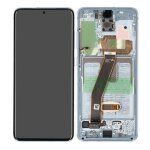 Ecran samsung galaxy s20 4g / 5g (g980 / g981) bleu + ch�ssis (incell)