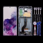 Ecran pour samsung s20 plus g985f g986b oled + chassis + empreinte + outils