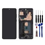 �cran pour samsung galaxy s20 ultra - lcd avec ch�ssis - vitre tactile + outils ? noir