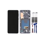 Ecran pour samsung galaxy s21 g991 châssis vitre tactile - noir - lcd / noir / avec kit outils Ecran pour samsung galaxy s21 g991 châssis vitre tactile - noir - lcd / noir / avec kit outils