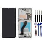 �cran pour samsung galaxy s21 plus (s21 + ) - lcd avec ch�ssis - vitre tactile + outils ? noir