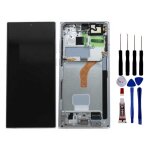�cran pour samsung galaxy s22 ultra - lcd avec ch�ssis - vitre tactile + outils ? noir