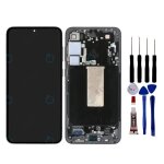 �cran pour samsung galaxy s23 plus (s23 + ) - lcd avec ch�ssis - vitre tactile + outils ? noir