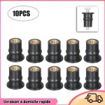 �crou de puits en caoutchouc - dilwe - m5 - lot de 10 � 100pcs - accessoire kayak cano� bateau