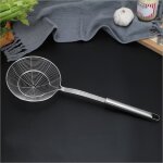 cumoire de tamis daraigne de cuisine acier inoxydable 14cm de louche de passoire