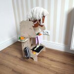 �curie en bois pour hobby horse l?�curie avec porte - manteaux