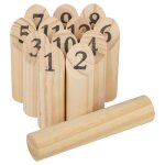 Eddy toys jeu de quilles en bois 13 pi�ces