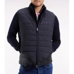 Eden park - doudoune sans manches en nylon matelass marine - bleu marine - 3xl