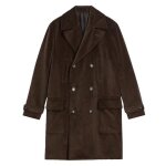 Eden park - manteau en velours - marron - m - marron - doudounes & blousons homme Eden park - manteau en velours - marron - m - marron - doudounes & blousons homme