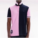 Eden park - eden park - polo  manches courtes en coton bicolore coupe droite - rom - l