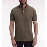 Eden park - polo manches courtes en coton pima kaki coupe droite - kaf7 - turtle - l