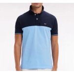 Eden park - eden park - polo � manches courtes en piqu� coton col jacquard coupe droite - blm - l