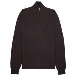 Eden park - pull col camionneur - marron - m - marron - pulls gilets sweats & vestes homme