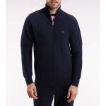 Eden park - pull col camionneur xv de france en coton marine - bleu marine - s