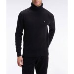 Eden park - pull col roul� en laine et coton - noir - m