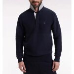 Eden park - pull en coton marine - bleu marine - m