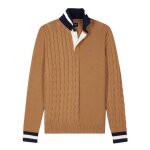 Eden park - pull en maille - camel - 3xl - camel - pulls gilets sweats & vestes homme