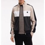 Eden park - sweat zipp� bimati�re en nylon matelass� beige - bec13 - 3xl