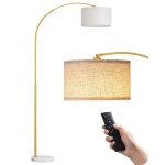 Edishine lampadaire à arc hauteur et orientation réglables télécommande & contrôle pédale ampoule e27 ... Edishine lampadaire à arc hauteur et orientation réglables télécommande & contrôle pédale ampoule e27 ...