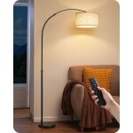Edishine lampadaire à arc hauteur et orientation réglables télécommande & contrôle pédale ampoule e27 ... Edishine lampadaire à arc hauteur et orientation réglables télécommande & contrôle pédale ampoule e27 ...