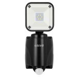 Edishine projecteur led extrieur ip44 tanche dtecteur de mouvement pir  pile dtection 8m lampe rotative ...