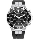 Edox 10112 - 3nca - nin delfin chronographe montre homme 43mm 20atm