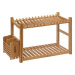 5five - égouttoir 2 niveaux et couverts bambou 5five - égouttoir 2 niveaux et couverts bambou