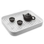 gouttoir  vaisselle  2 niveaux avec bac dgouttage plateau  th pour tasse bol fruits ustensiles ...