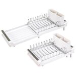 Egouttoir vaisselle egoutoire vaisselle cuisine pliable bec verseur lvier 28  47 cm de long 20 cm de ...