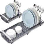Égouttoir vaisselle egouttoir vaisselle extensible compact réglable en acier inoxydable avec panier À ... Égouttoir vaisselle egouttoir vaisselle extensible compact réglable en acier inoxydable avec panier À ...