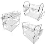 gouttoir  vaisselles - haute qualit - 3 tages - inox durable