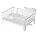 �gouttoir � vaisselle organisateur de plan de travail bec rotatif � 360� et extensible bac d?�gouttement ...