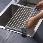 gouttoir  vaisselle pliable et amovible sur lvier gouttoir egoutoire pour tasses fruits lgumes(gris ...