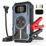 Eigotrav pd - 270 d�marreur de voiture 6000a avec compresseur dair 150psi batterie externe 12000mah jump ...