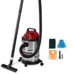 Einhell aspirateur eaux et poussi�res tc - vc 2045 s (900w capacit� d?aspiration 180 mbar cuve inox 20l ...